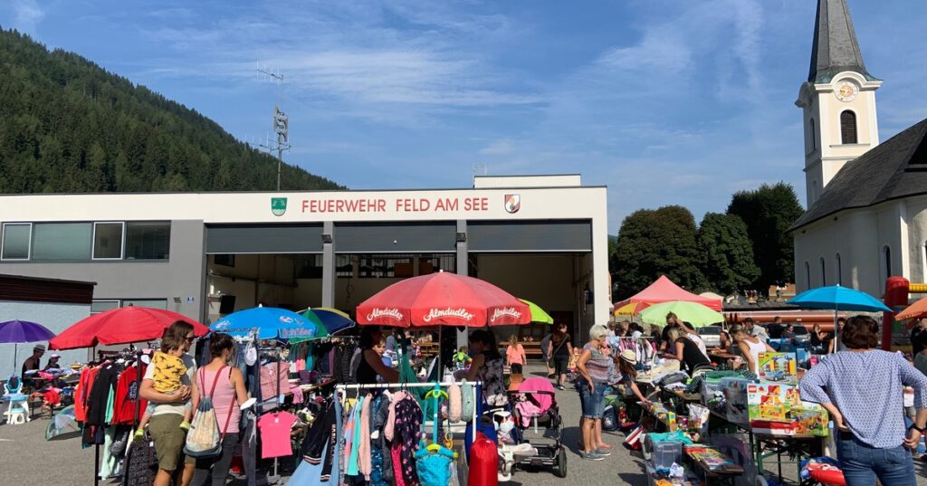 Das war der 1. Baby und Kindersachen &ndash; Flohmarkt in Feld am See