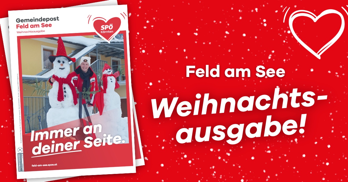 Weihnachtsausgabe 2022 der SP&Ouml; Feld am See Gemeindepost