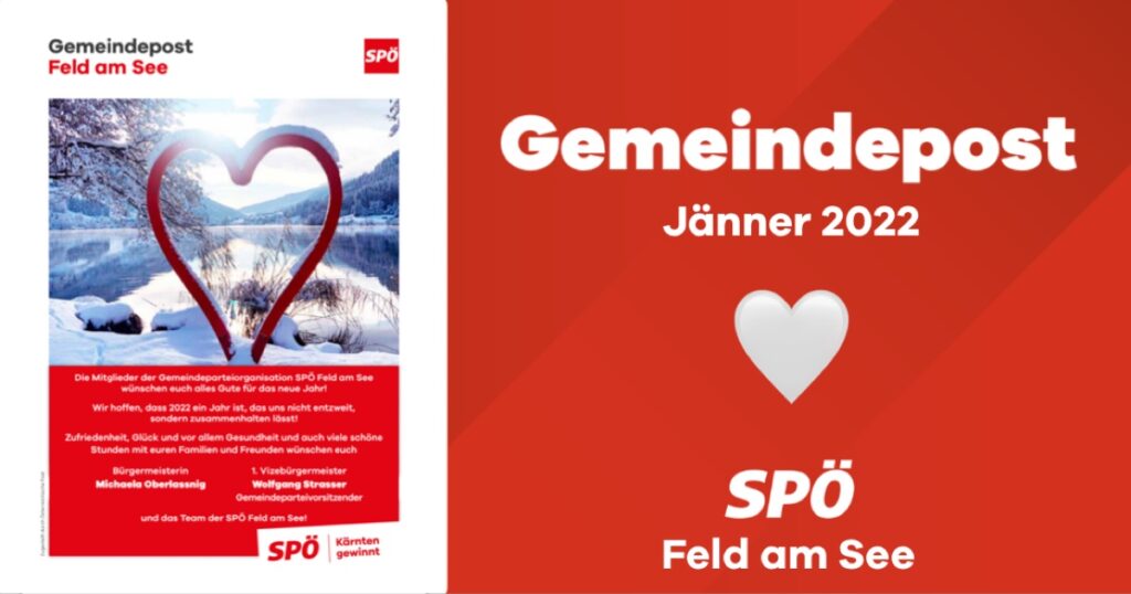 Gemeindepost Feld am See &ndash; J&auml;nner 2022
